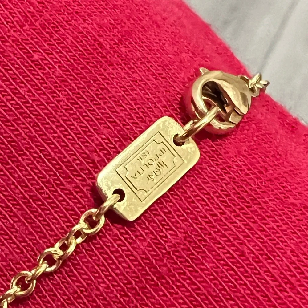 Ippolita Polished Rock Candy 18K Yellow Gold & Mother-Of-Pearl Necklace 💎 - Picture 12 of 14